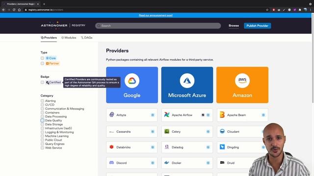 The Hub of Apache Airflow Operators | Astronomer Registry смотреть онлайн