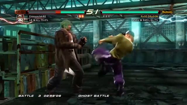 TEKKEN 6 (XB360) | Miguel Ghost Battle (09/07) Playthrough p.1 смотреть онлайн