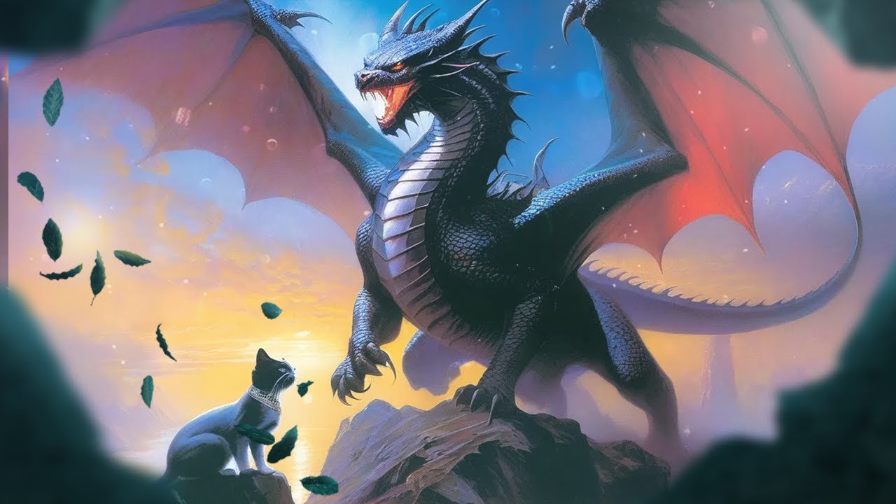 Супер кот встретил настоящего Дракона ? мультфильм анимация сказка рассказ история #687