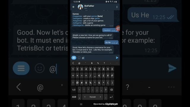 как создать бота в телеграм смотреть онлайн