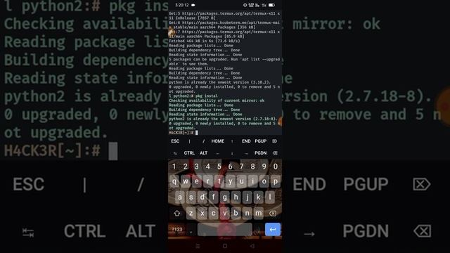 install python python2 python3 on Termux android смотреть онлайн