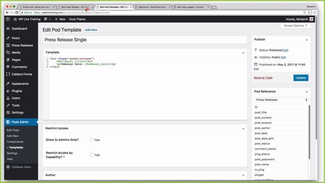 Introduction to the Pods Plugin смотреть онлайн