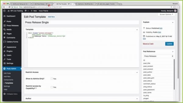 Introduction to the Pods Plugin