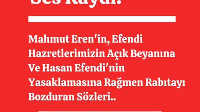 Mahmud Eren'in de Ses Kaydı Yayınlandı! Mahmud Eren'in, Mahmud Efendi Hazretlerimiz ve Hasan... смотреть онлайн