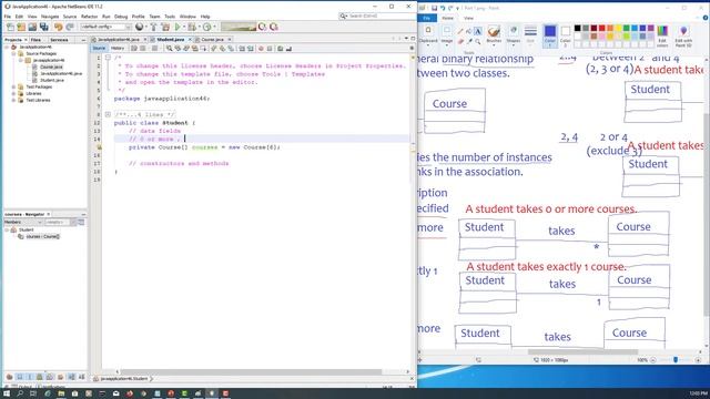 Java Tutorial 54 - Class Relationships 1/6 Association, Multiplicity смотреть онлайн