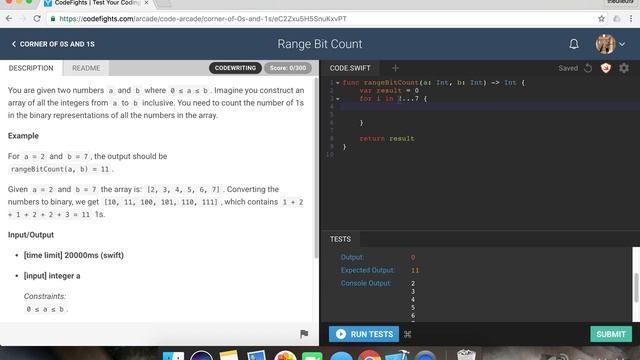 Range Bit Count - CodeFights - Python смотреть онлайн