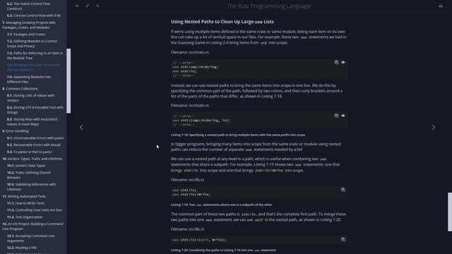 Rust book day 16 - Bringing Paths into Scope with the use Keyword смотреть онлайн