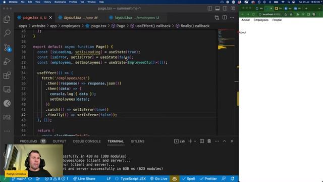 Summertime 2/4 - Next.js - budowa appki, server-side rendering oraz API routes смотреть онлайн