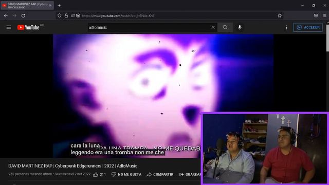 reaccionando a DAVID MARTINEZ RAP | Cyberpunk Edgerunners | 2022 | AdloMusic en estreno смотреть онлайн