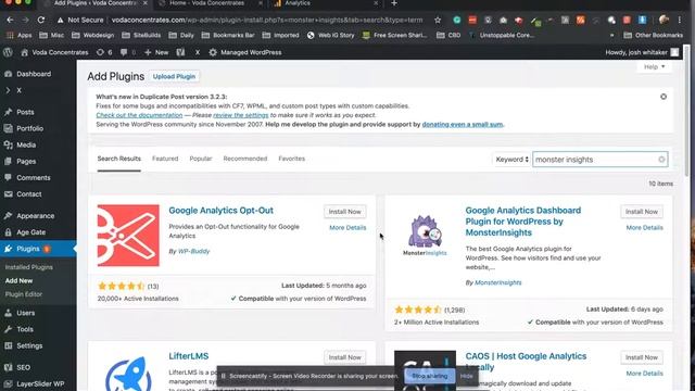 Google Analytics and Google Webmaster Tools Setup on your Wordpress Website смотреть онлайн