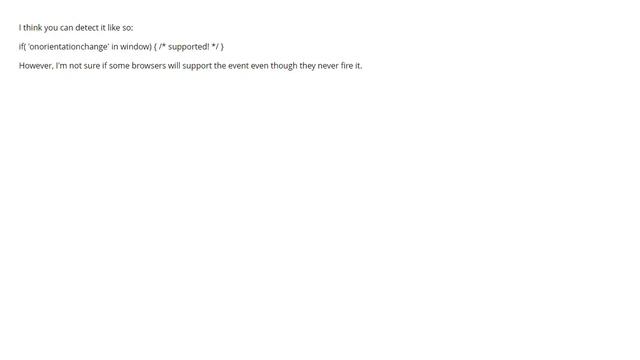 Detect if browser/device supports screen rotation (2 answers) смотреть онлайн