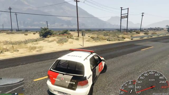 GTA 5 Fiat Palio 1.8 PM São Paulo гта 5 авто машина car #авто #car #gta5 #гта5 смотреть онлайн