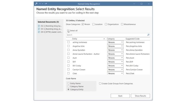 Named Entity Recognition - ATLAS.ti 9 Windows смотреть онлайн