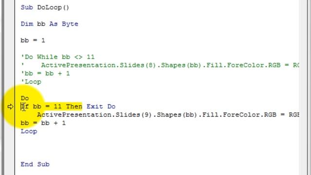 If Then Else Statement, Loops & With Block | VBA In PowerPoint 2013 | Session 08