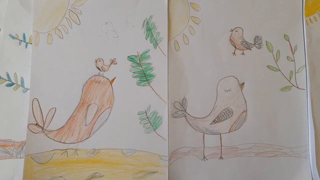 Урок ИЗО .1класс.Учимся рисовать птичку .Работаем карандашами смотреть онлайн