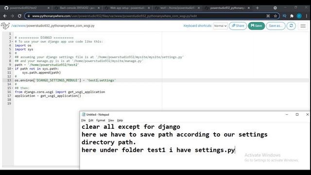 How to host django project on pythonanywhere server смотреть онлайн