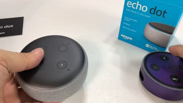 Amazon Echo Dot (3rd Gen) Smart Speaker in Heather Gray Unboxing смотреть онлайн