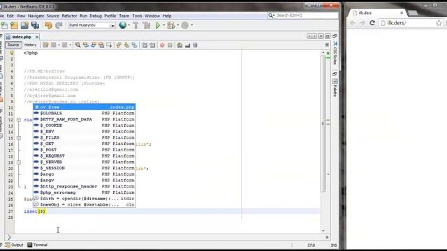 php oop isset unset ders 25 смотреть онлайн