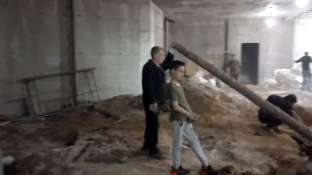 Строительство Краевой Соборной мечети г.Перми (Бульвар Гагарина 74а) Работа в подвале. смотреть онлайн