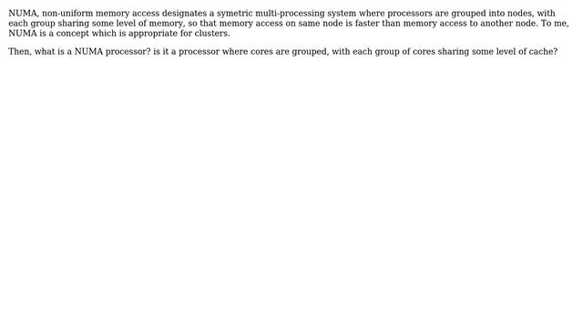 DevOps & SysAdmins: NUMA processor definition смотреть онлайн