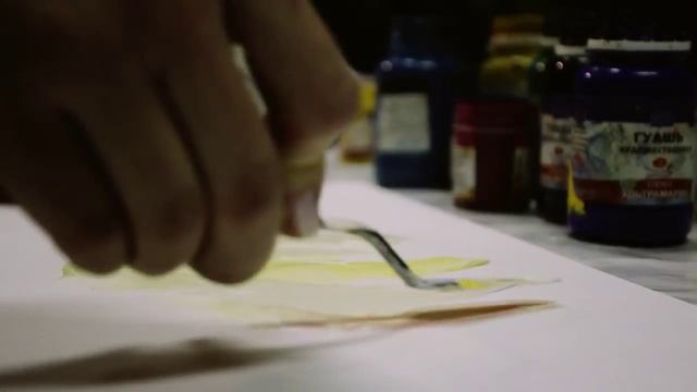 Живопись мастихином с Анной Байковой. Лилия. смотреть онлайн