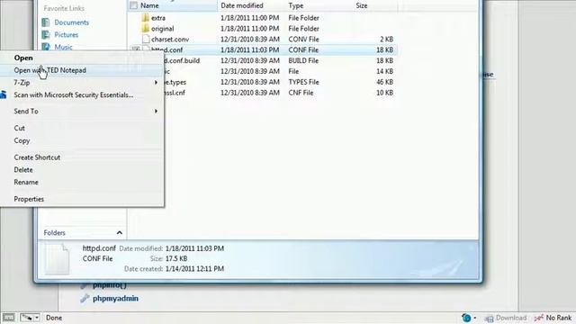 Setting up a webserver locally on your Desktop PC - Part 2 Modifing For Wordpress Permalinks смотреть онлайн