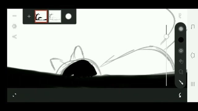 speed paint in infinite painter | Beautiful night sky scenery and a girl. смотреть онлайн