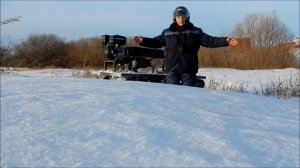 2 х гусеничный сверхлегкий вездеход Сибирь