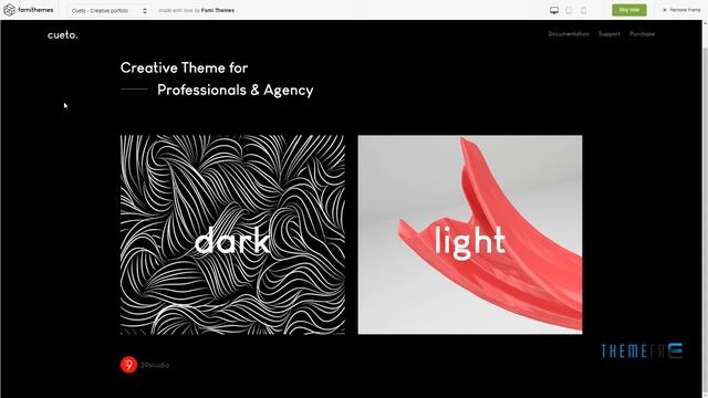 Cueto - Creative Portfolio WordPress Theme Zane Randall смотреть онлайн