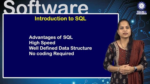 Introduction to SQL | BCA | TECNIA | BCA 110: DBMS | Ms. Ambooj Yadav | TIAS смотреть онлайн