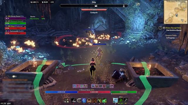 ESO | Oathsworn Pit Dungeon - Veteran Blind Playthrough - Healer смотреть онлайн