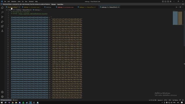 วิธีการเเกะ python obf / decode python obf смотреть онлайн