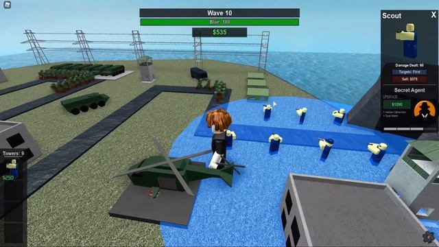 Tower Defense в Роблокс или пародия на башенки  Обзор режима где нужно защитить свою базу от зомби