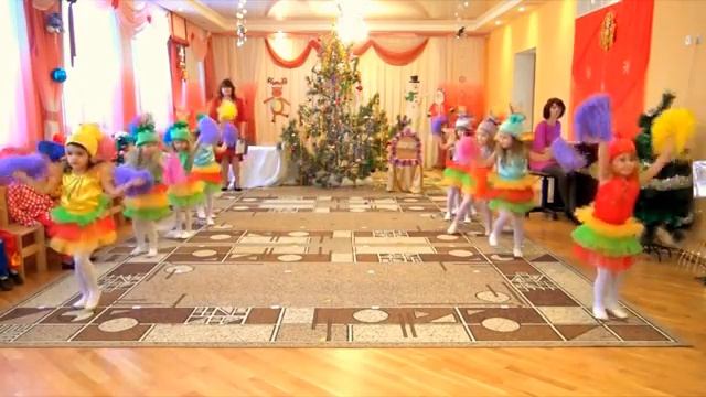 Танец _Хлопушек_ в детском саду (ср. гр).mp4 смотреть онлайн