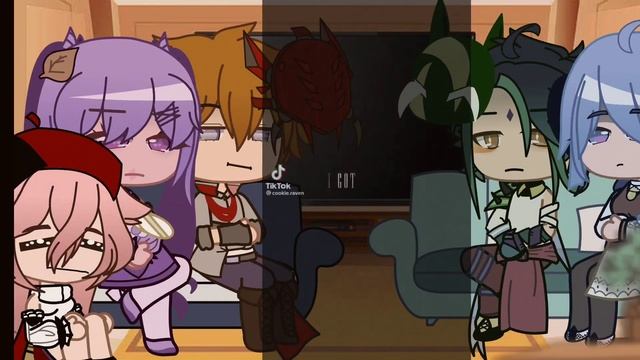 Liyue Reacts To Zhongli//genshin Impact X Gacha Club//