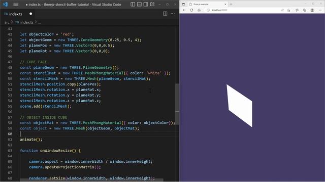 three.js Stencil Buffer - Learn the WebGL Stencil Buffer смотреть онлайн