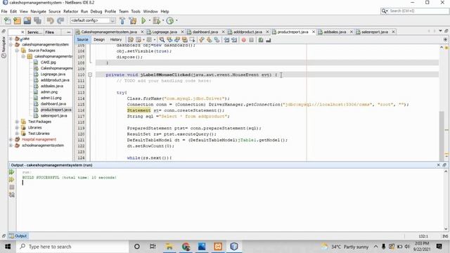 [PART#02] Create CAKE SHOP MANAGEMENT SYSTEM using JAVA SWINGS AND MYSQL DBMS |TUITIONS TONIGHT смотреть онлайн