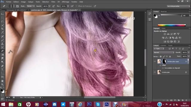 How to edit gradient hair (photoshop cs6) смотреть онлайн