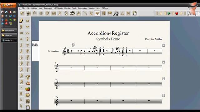 MakeMusic Finale How to include a new Library смотреть онлайн