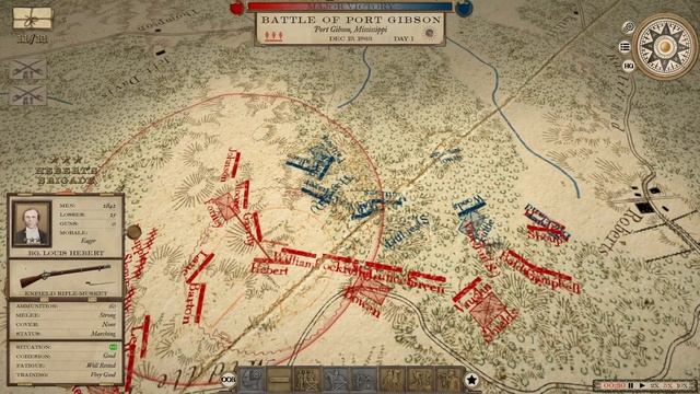 Whipping Sherman in Mississippi - Grand Tactician: the Civil War - CSA 1863 #9 смотреть онлайн