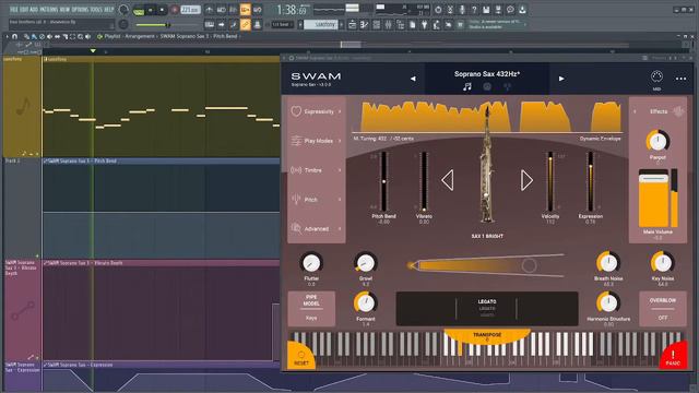 SWAM Saxophones V3 by Audio Modeling - Four Brothers смотреть онлайн