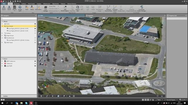 Leica Aibot AX20 demo flight and dense cloud in Infinity смотреть онлайн