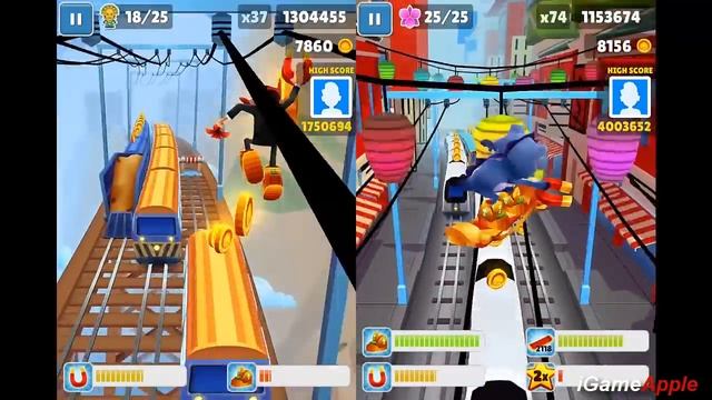 Subway Surfers Peru VS Singapore iPad Gameplay for Children HD #77 смотреть онлайн