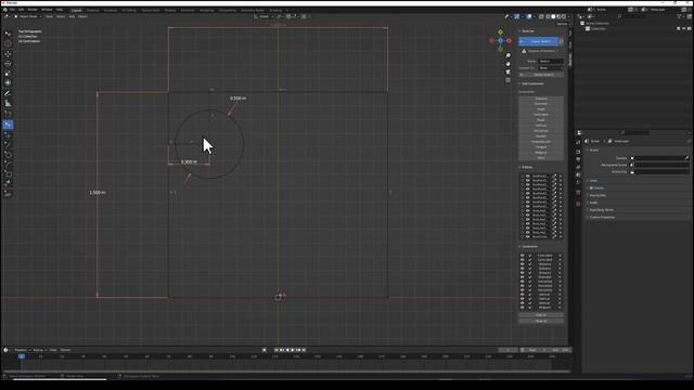 블랜더 에서도 CAD,퓨전360처럼 수치입력 모델링이 가능합니다.(CAD Sketcher AddOn) смотреть онлайн