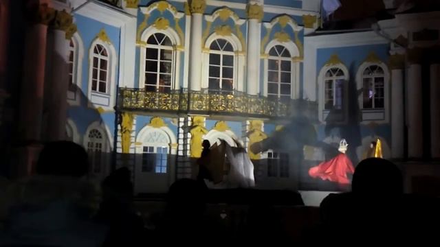 2017. Окончание светового шоу. Пушкин. смотреть онлайн