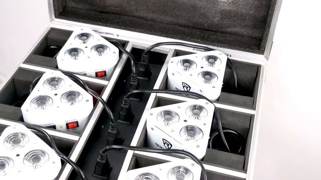 Rockville ROCKWEDGE PACKAGE BLACK 6 Battery Powered Wireless DMX Lights+Case смотреть онлайн