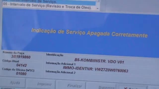 RESET DO AVISO DE INSP DO PASSAT ALEMÃO. смотреть онлайн