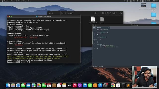 10 - Let's Create a Branch, Merge it & Tag a Commit смотреть онлайн