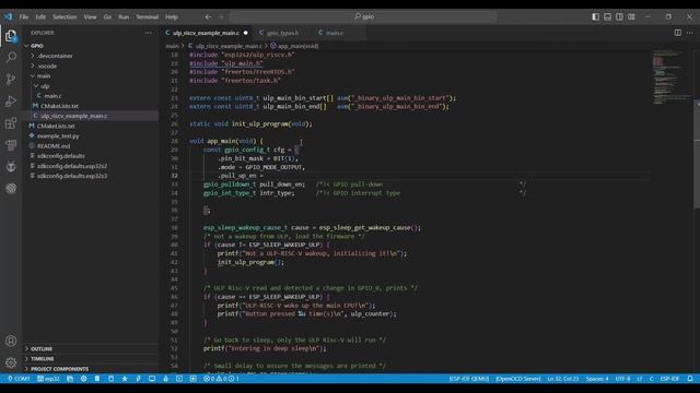 Маленькие хитрости RISC-V ULP ядра МК ESP32-S2/S3 смотреть онлайн