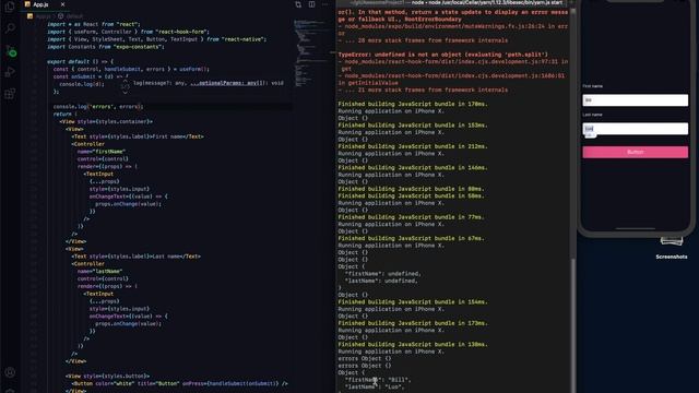 V6 - React Hook Form - React Native form validation смотреть онлайн